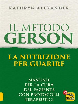 cover image of Il Metodo Gerson